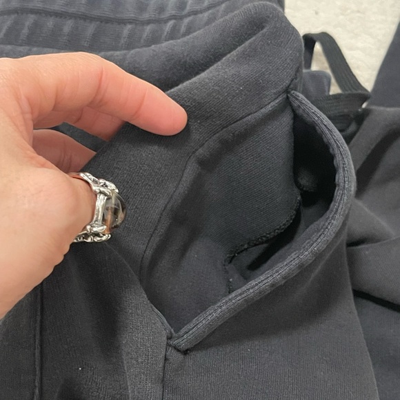 Fair Men Size Medium (31” X 29”) Versace Drawstring Joggers In Black 100% Cotton - Picture 9 of 13